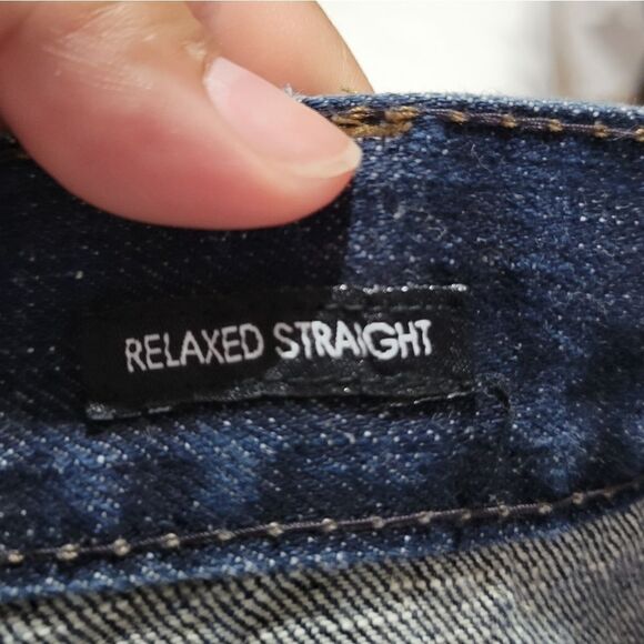 Men's Calvin klein relaxed straight jeans Sz 40x30 - Picture 8 of 9